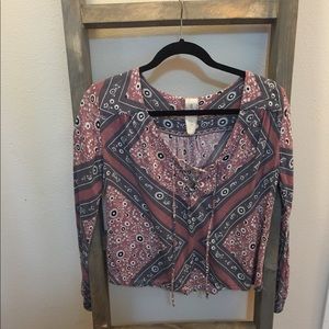 Jen’s pirate booty Anthropologie top xs